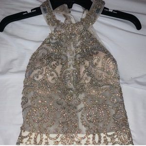 Sherri hill halter neck prom/ homecoming dress